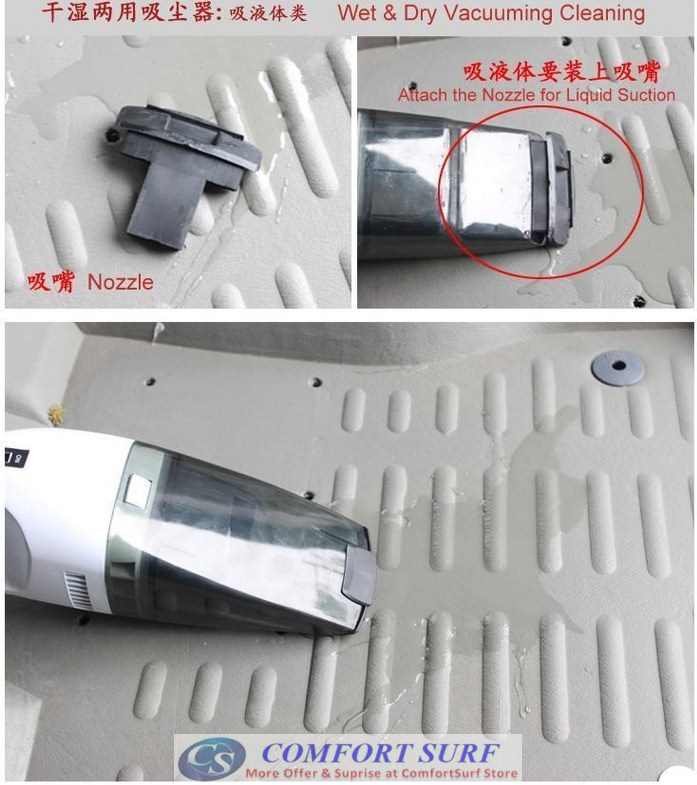 Portable Powerful 65 Watt Wet & Dry 12V Car Vacuum Cleaner