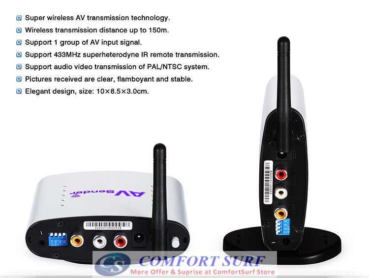 Original Pakite PAT-630 (5.8GHz) & PAT-330 (2.4GHz) Wireless AV Transmitter Astro Original Pakite PAT-630 (5.8GHz) & PAT-330 (2.4GHz) Wireless AV Transmitter Astro
