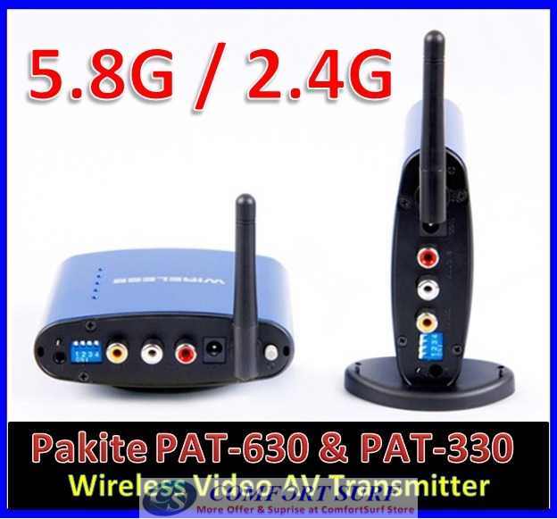 Original Pakite PAT-630 (5.8GHz) & PAT-330 (2.4GHz) Wireless AV Transmitter Astro Original Pakite PAT-630 (5.8GHz) & PAT-330 (2.4GHz) Wireless AV Transmitter Astro
