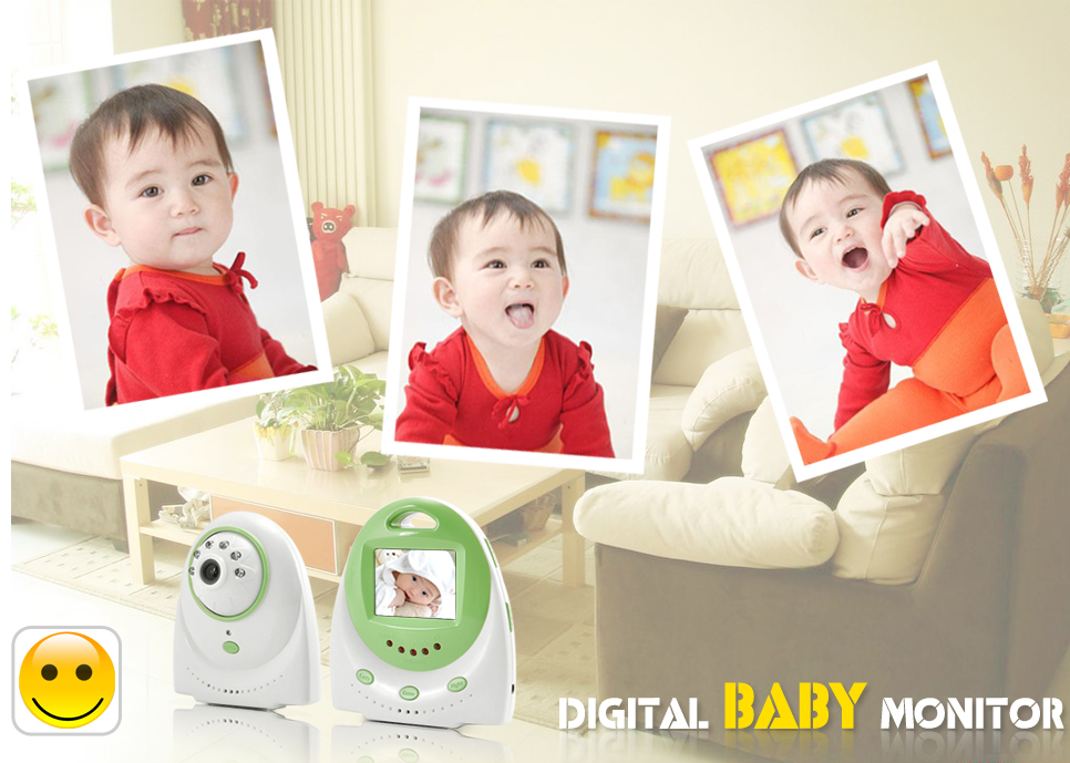 2.4' LCD Wireless Baby Monitor Camera With 2 ways Voice