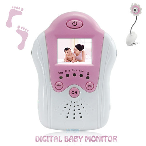1.5 Inch LCD Wireless Baby Monitor Camera With Voice(Flower Design)