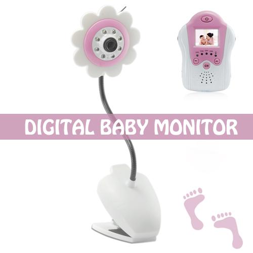 1.5 Inch LCD Wireless Baby Monitor Camera With Voice(Flower Design)