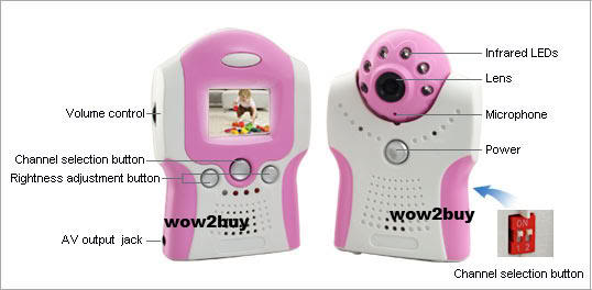1.5 Inch LCD Wireless Baby Monitor Camera With Voice(Stand Design)