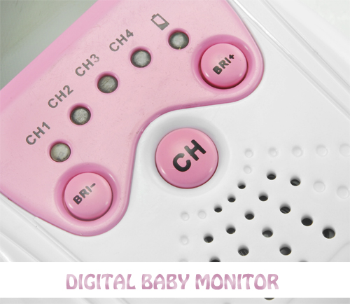 1.5 Inch LCD Wireless Baby Monitor Camera With Voice(Flower Design)