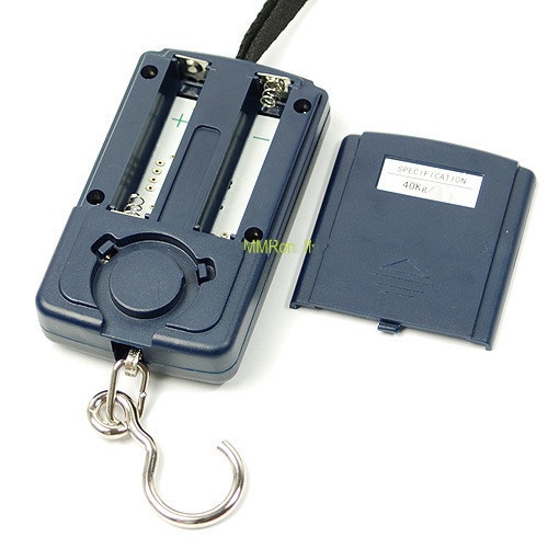 40kg x 10g Portable Electronic Luggage Baggage Travel Scale with Temperature Display