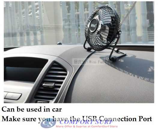 Portable Mini USB Rotatable Fan