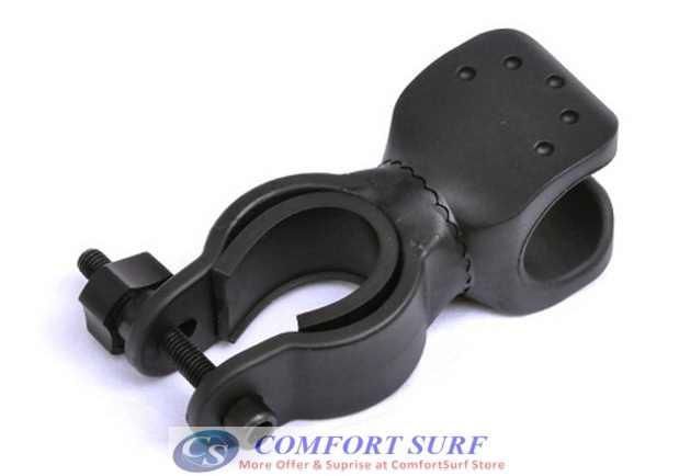 360° Rotatable U Shape Torchlight Holder Clamp Grip for Biycle