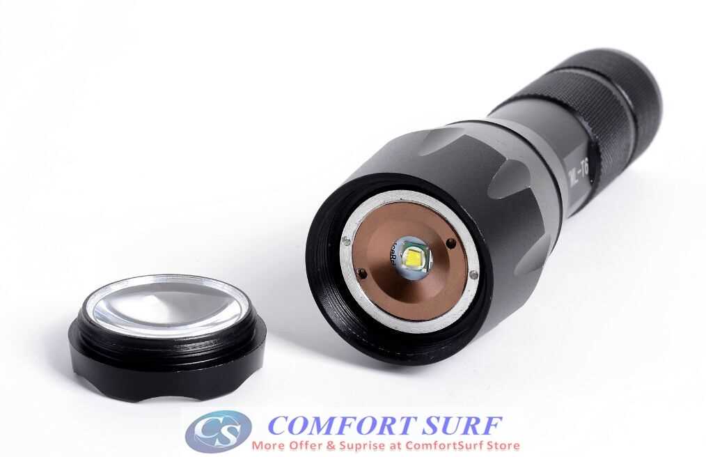Ultrafire Super CREE XML-T6 T6 LED Zoomable Torchlight Flashligh with 5 Adjustable Mode