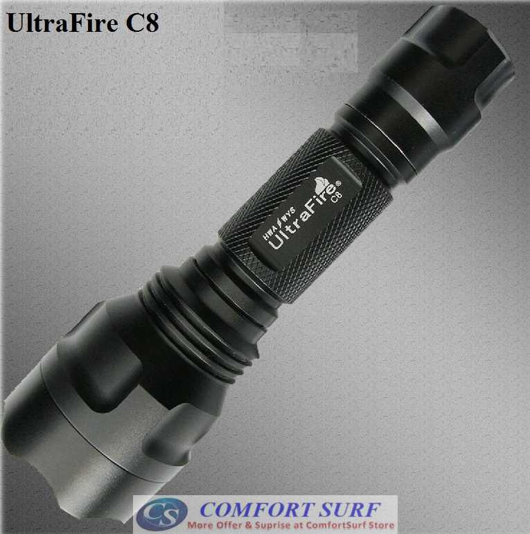 Mini Ultrafire C8 LED Torchlight Flashlight CREE XPE with 5 Mode