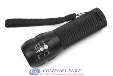 Mini Portable Focusing Adjustable Torchlight Flashlight Zoom-able
