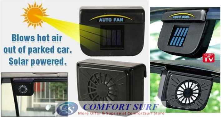 Auto Cool Solar Powered Fan