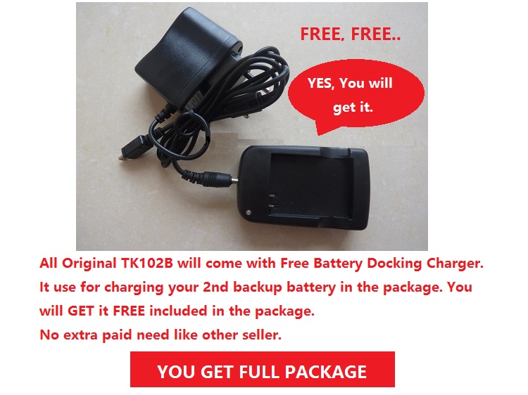 Latest TK102B Genuine Car Mini Global Real Time GPS/GSM/GPRS Tracking Device