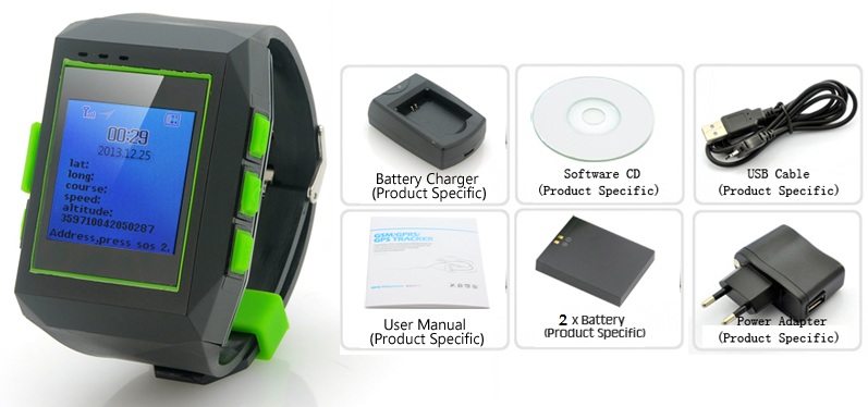 GSM / GPRS / GPS Watch Tracker