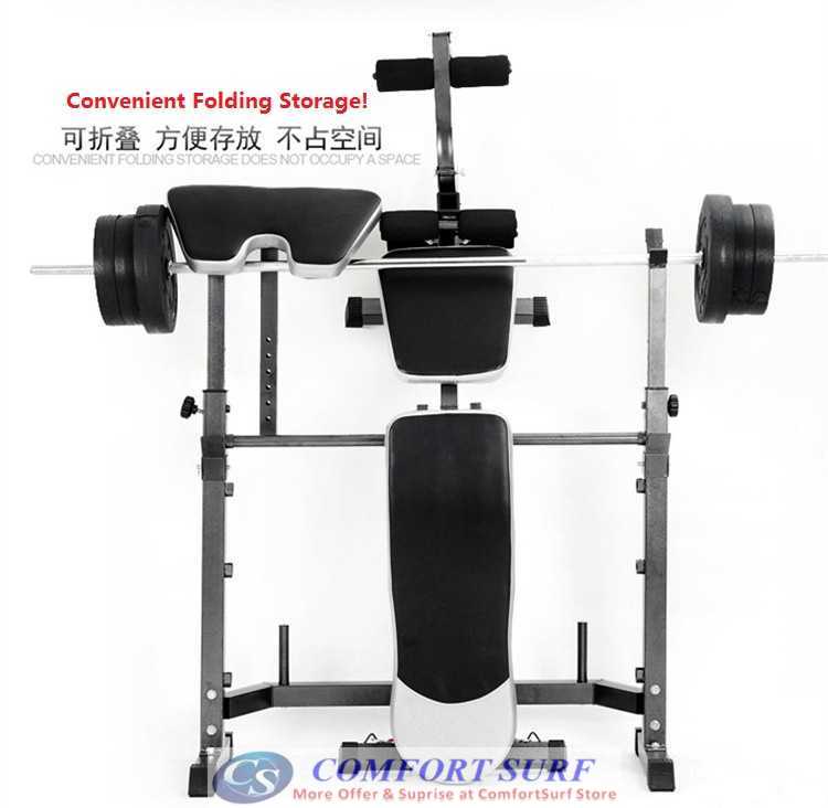 NEW MODEL 2 in 1 Professional Weight Lifting Squat Rack With