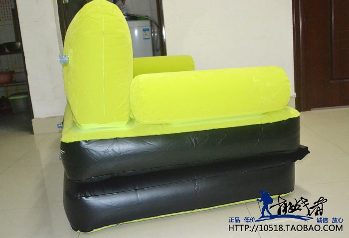 Original BestWay Inflatable Air Sofa Double Seats + Foot Rest + Pumper