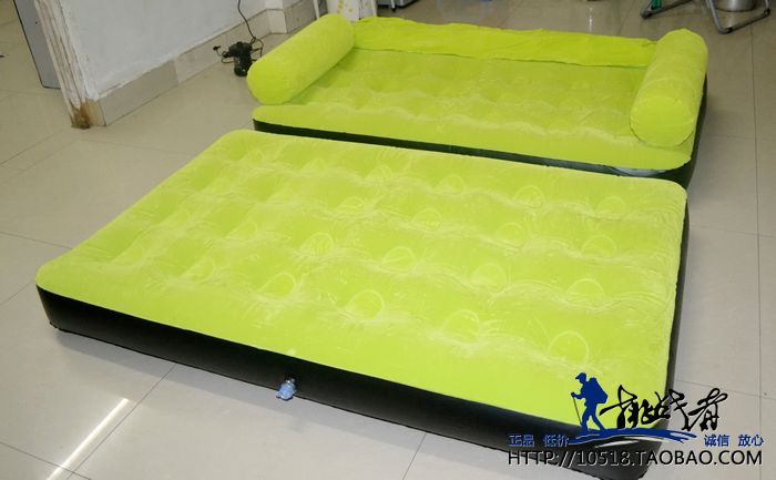 Original BestWay Inflatable Air Sofa Double Seats + Foot Rest + Pumper