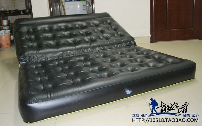 Original BestWay Inflatable Air Sofa Double Seats + Foot Rest + Pumper