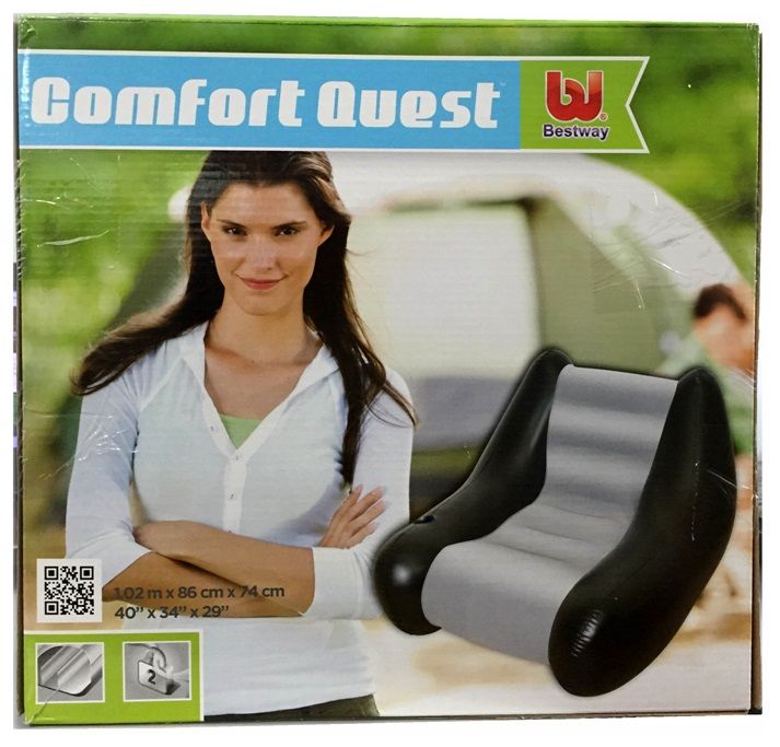 New !! BestWay 75049 Inflatable Lounge Air Chair Relaxing Single Air Chair New !! BestWay 75049 Inflatable Lounge Air Chair Relaxing Single Air Chair