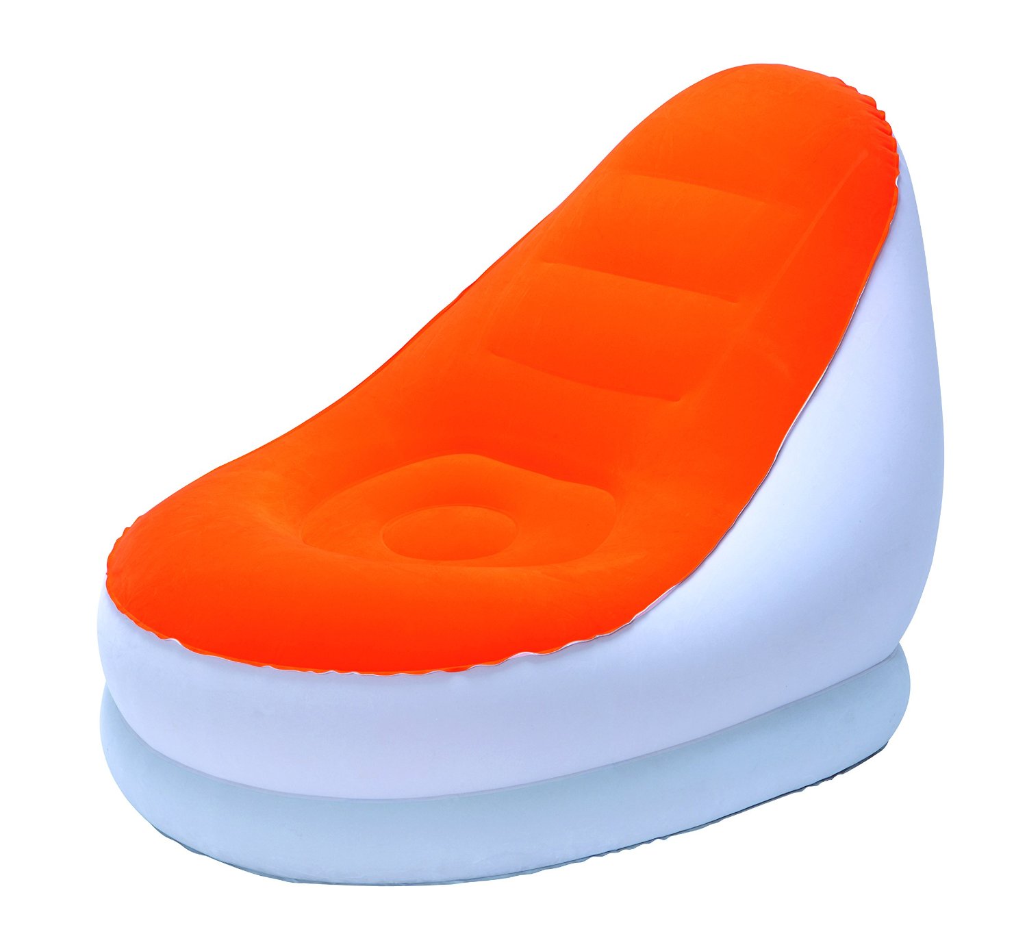 Bestway 75053 Comfort Inflatable Relaxing Single Air Chair + Foot Rest Lounge Seat Sofa Bestway 75053 Comfort Inflatable Relaxing Single Air Chair + Foot Rest Lounge Seat Sofa