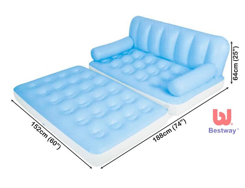 Original Multifunctional Bestway Inflatable Air Sofa Double Seats 75039 Sofa Pull-Out Seater Original Multifunctional Bestway Inflatable Air Sofa Double Seats 75039 Sofa Pull-Out Seater