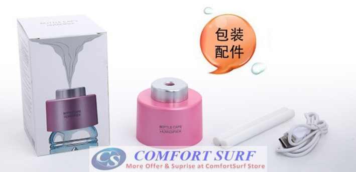 Mini USB Portable Water Bottle Caps Air Humidifier