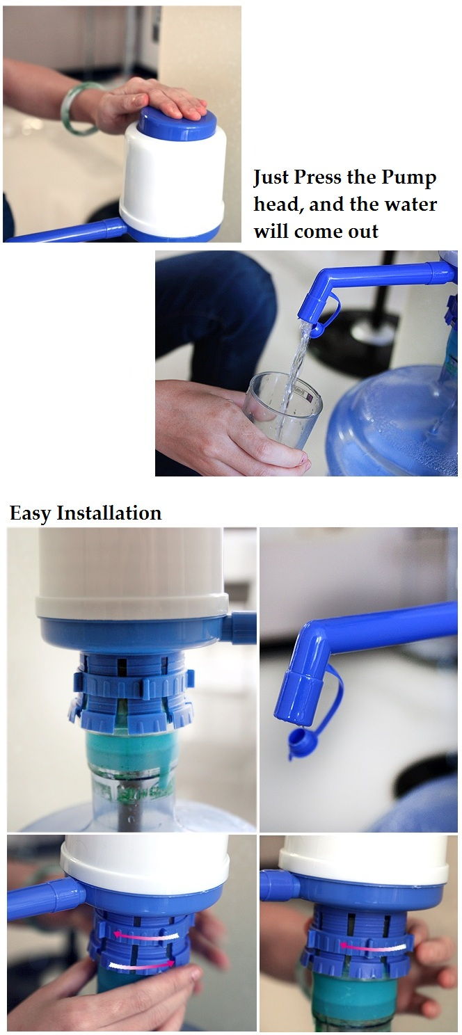 Convenient Drinking Water Pump Hand Press for Bottled Water Dispenser