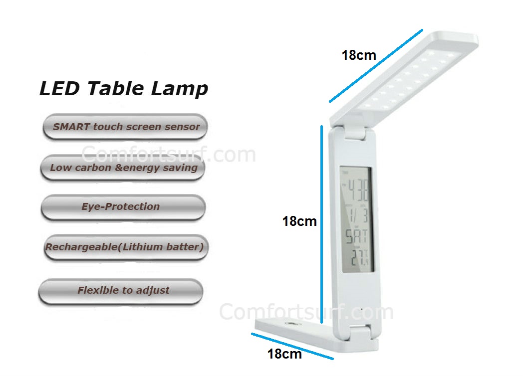 LED table lamp eye protection sensor