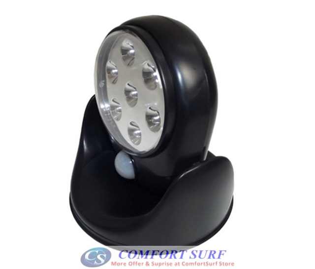 Automatic Indoor / Outdoor Motion Sensor Activated Cordless with 7 LEDs Light
