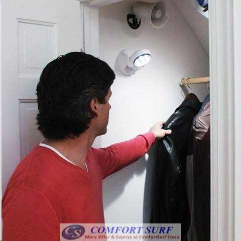 Automatic Indoor / Outdoor Motion Sensor Activated Cordless with 7 LEDs Light