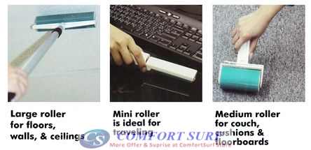 Reusable Sticky Lint Roller Set