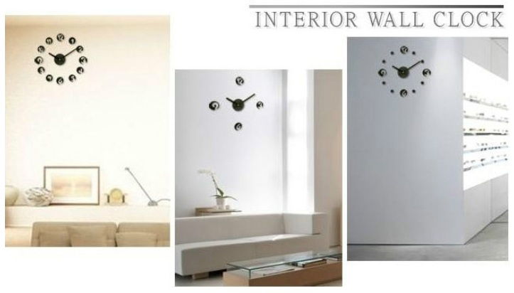 DIY Wall Acrylic Clock - Number Design