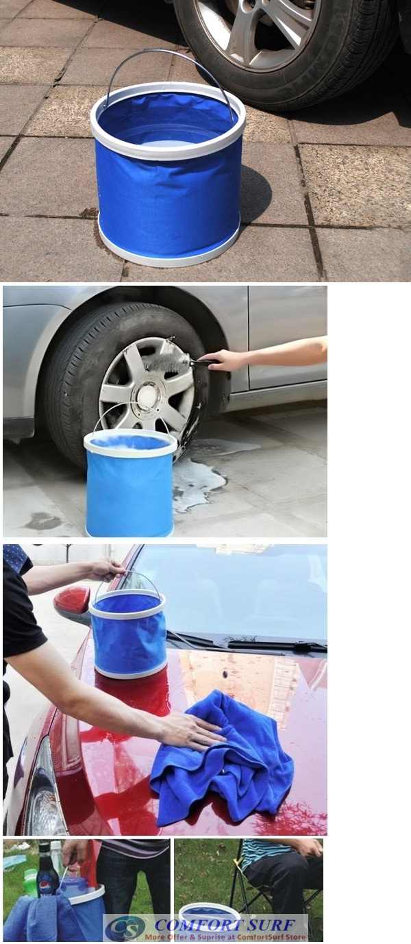 Foldable & Easy Carry 9 / 11 Litre Bucket Pail