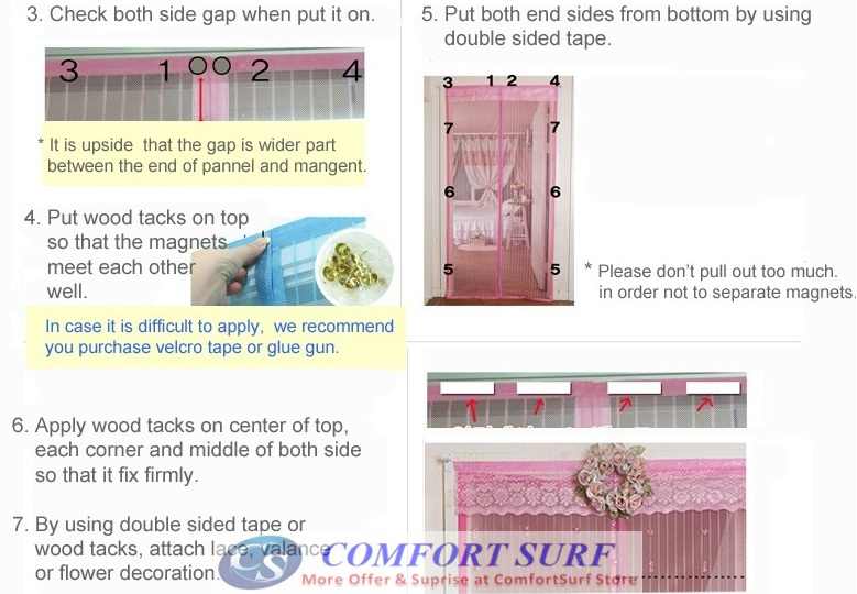 Magnetic Curtain Anti Mosquito & Insect