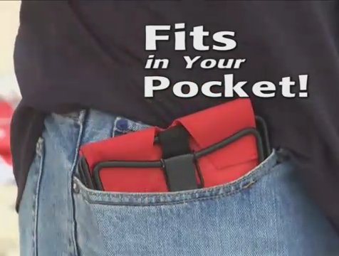 The Amazing Pocket Chair - Take A Seat Anywhere!!