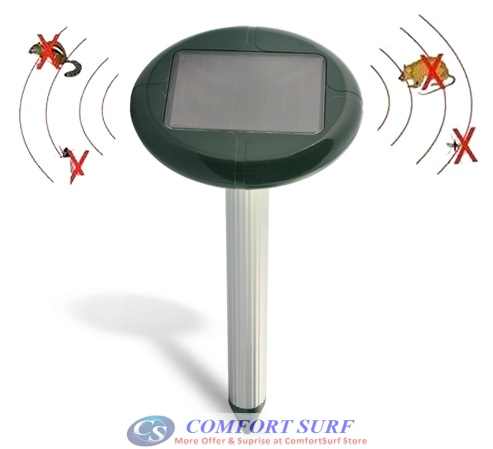 Ultrasonic Waves Solar Power Mouse Gopher Rodent Pest Repeller