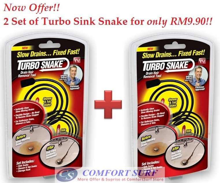 Turbo Sink Snake - Unclog any Drain!