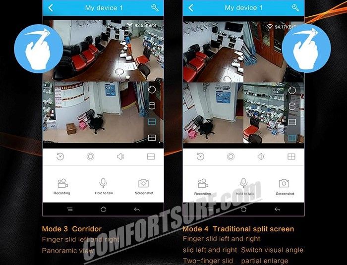 1.3MP 960P HD Panorama 360° Fisheye P2P Wifi Wireless IP CCTV Camera VR Cam IR Night Vision