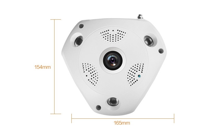 1.3MP 960P HD Panorama 360° Fisheye P2P Wifi Wireless IP CCTV Camera VR Cam IR Night Vision
