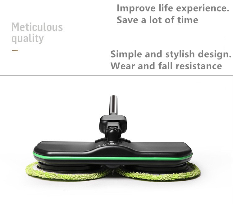 AS SEEN ON TV SuperMaid Electric Spin Mop Cordless Electric Rotary Rechargeable Floor Sweeper