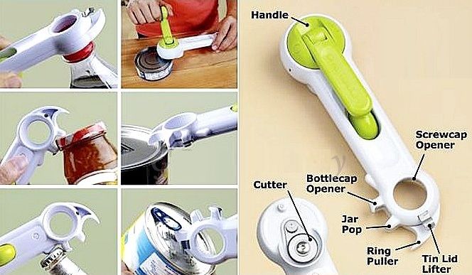 Multi-Function 8-in-1 Kitchen CanDo Opener