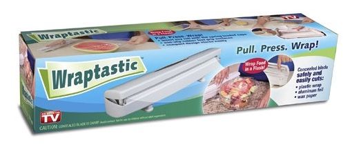 Wraptastic Dispenser Wrap Food in a Flash!