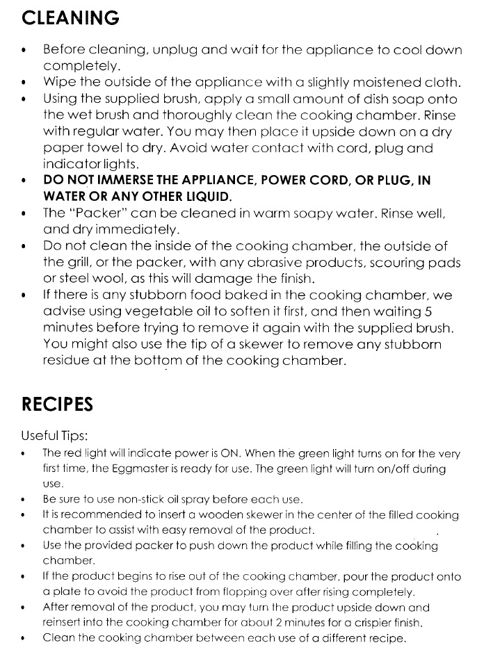 Rollie Egg Master Recipes