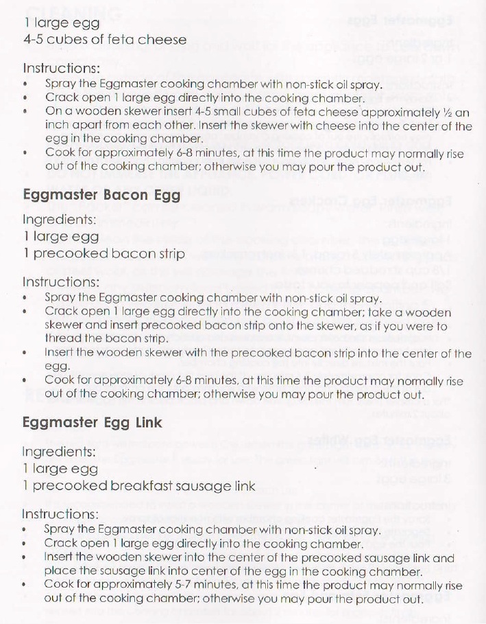 Rollie Egg Master Recipes