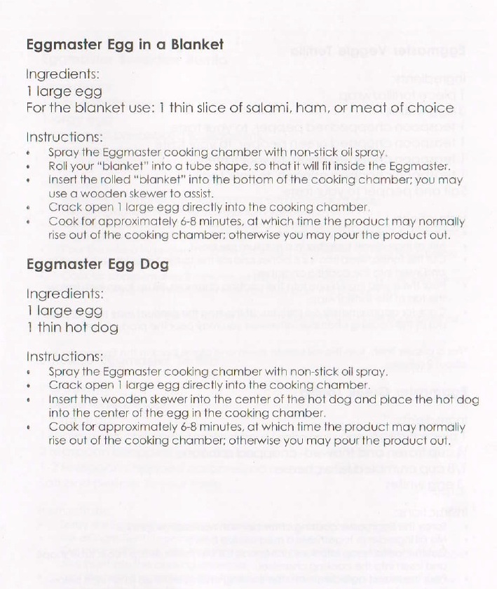 Rollie Egg Master Recipes