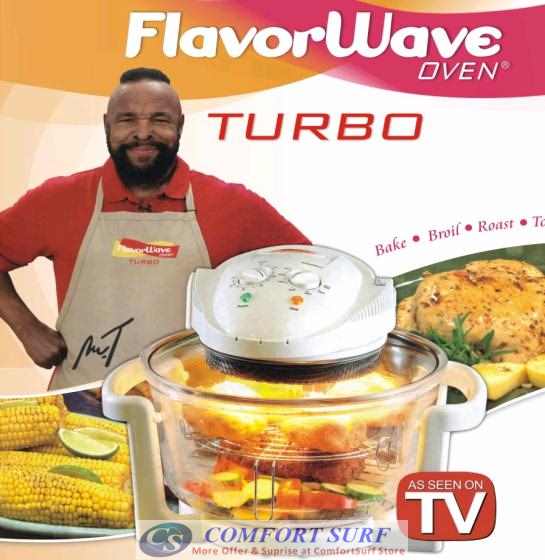 Multipurpose Flavorwave Oven Turbo - Halogen Convection Oven