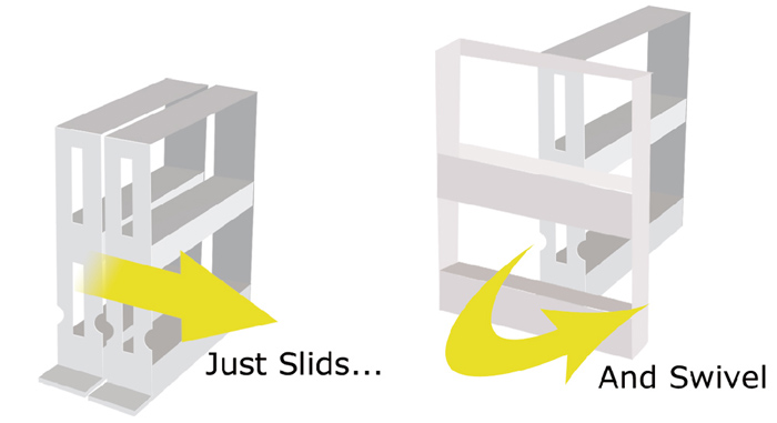 Swivel Store Space Organizer