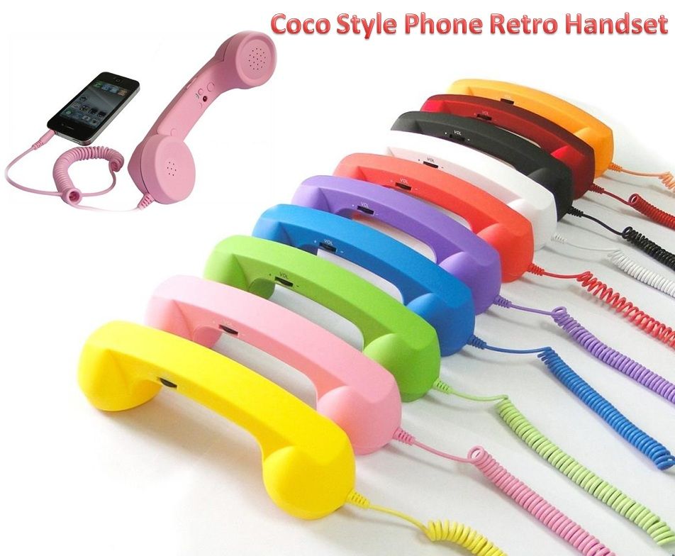 Fashionable Creative Coco Style Phone Retro Handset for Smartphone iPhone, iPad, Samsung, HTC etc