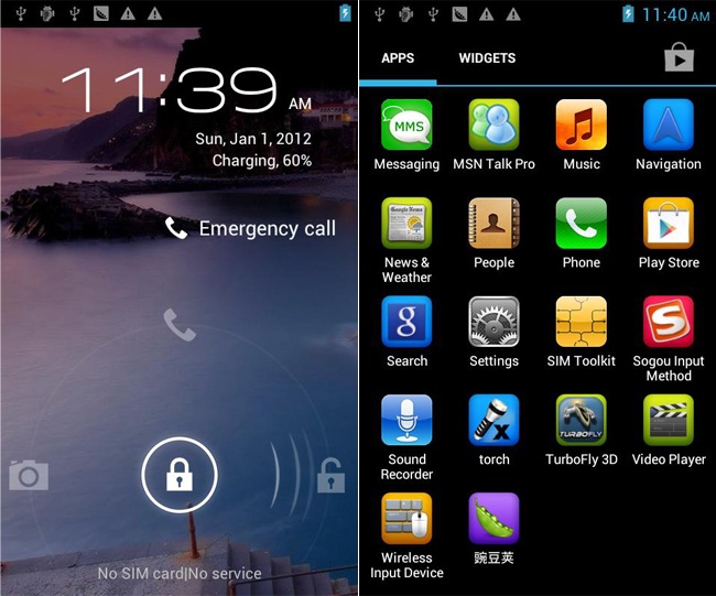 Hero H2000+ MTK6577 iphone 5 alike
Smart Phone