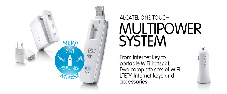 Super Fast Alcatel W800 4G LTE 100Mbps Porta Wifi Router 4G 3G Full Band LTE USB Stick Broadband Modem