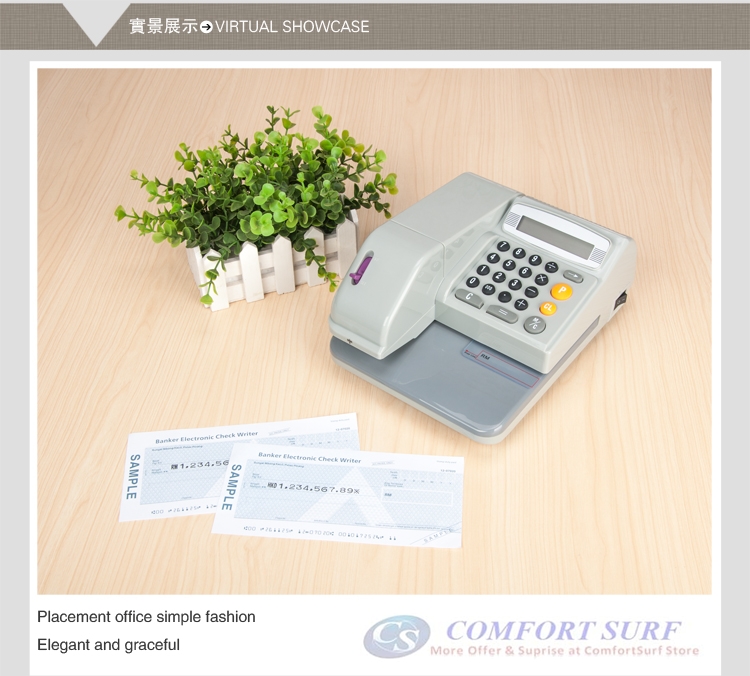 Multi Currency Cheque Writer MCEC-310 CheckWriter Cheque Printer